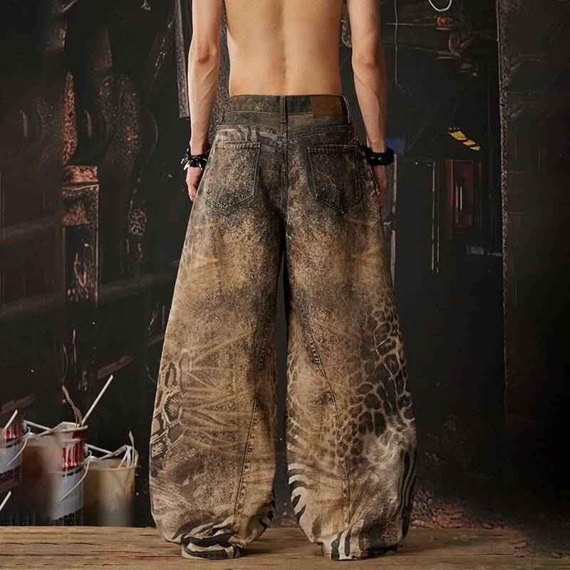 LUZHEN 2026 New Original Y2K S - Men'S Fashion With Baggy Jeans recension och pris