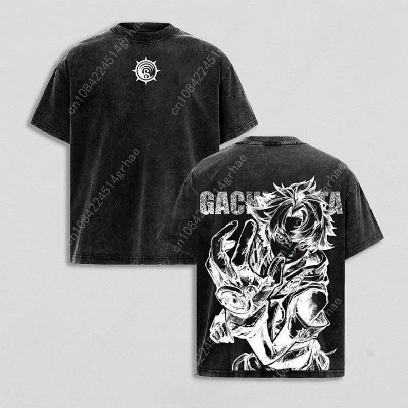 Gachiakuta Vintage Anime Washe - Men'S Fashion Oversized T Shirt recension och pris