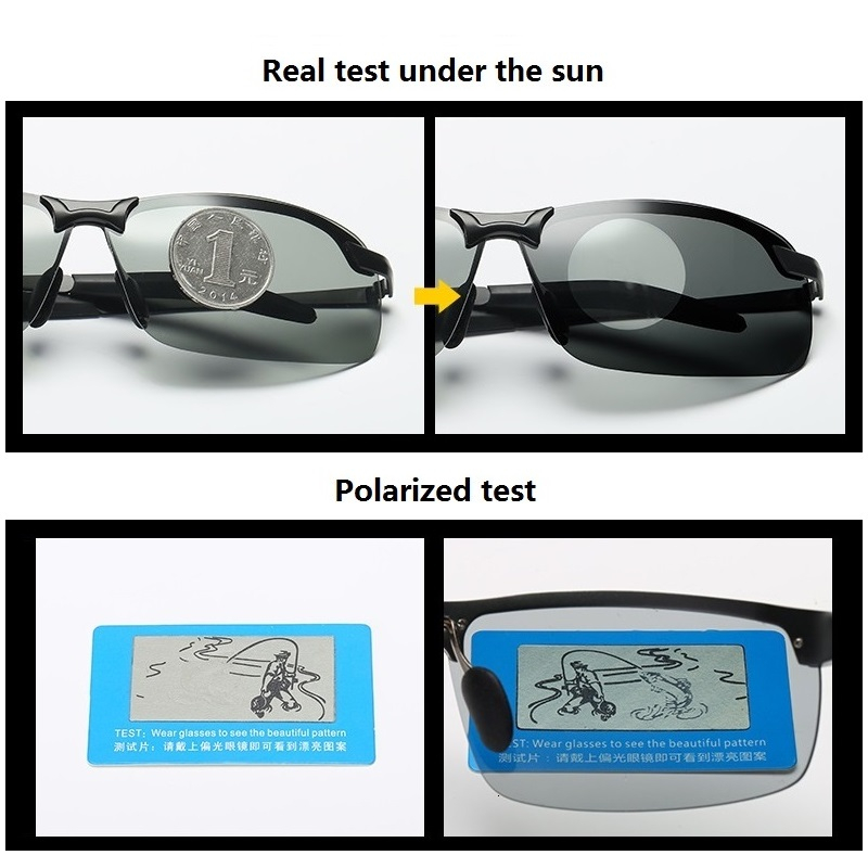 Classic Photochromic Sunglasse - Men'S Fashion Glasses recension och pris