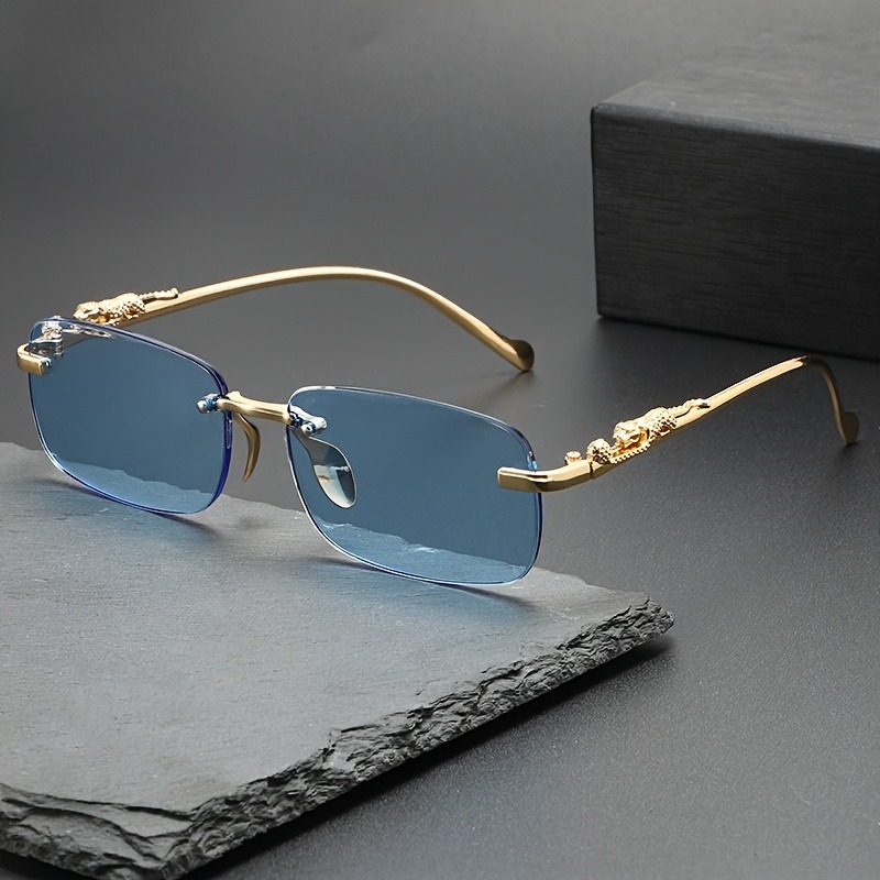 Fashion Rimless Metal Sunglass - Men'S Fashion Glasses recension och pris