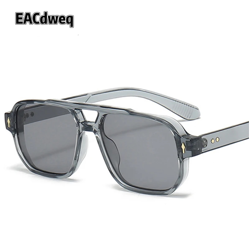 Vintage Double Bridges Men Squ - Men'S Fashion Glasses recension och pris