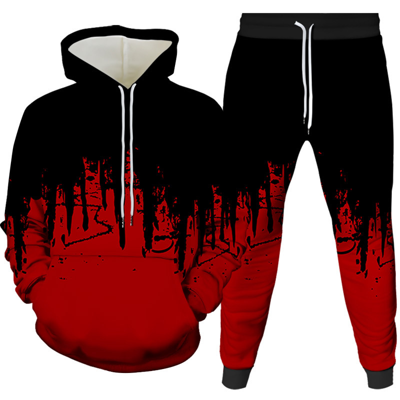 Ink Painting 3D Printed Hoodie - Mens Fashion Suits recension och pris