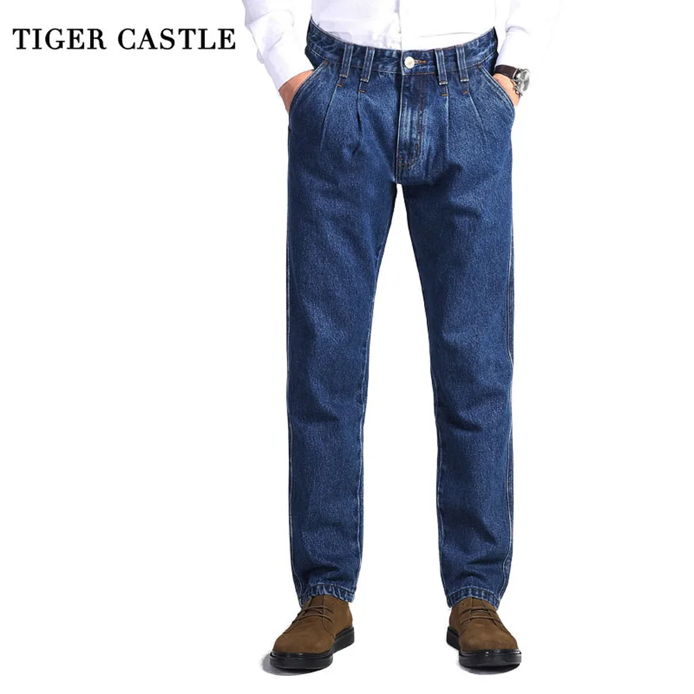 TIGER CASTLE Mens 100% Cotton  - Men'S Fashion With Baggy Jeans recension och pris