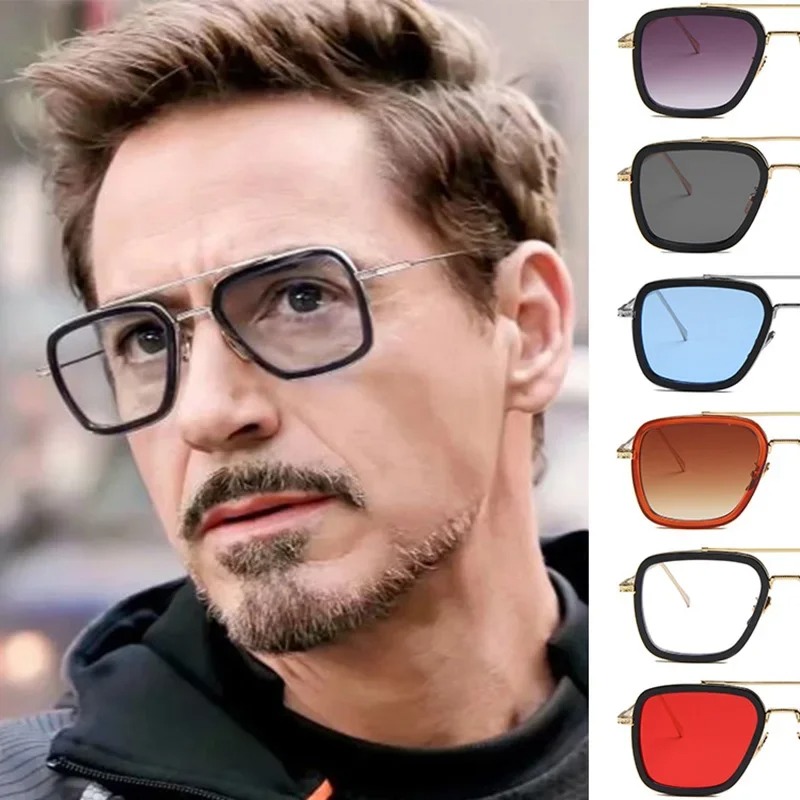Steam Punk Tony Stark Sunglass - Men'S Fashion Glasses recension och pris